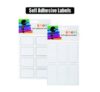 Labels self adhesive asstd