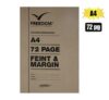 Book soft-cover a4 72pg college f/m
