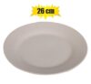 Whiteware dinner-plate 26cm