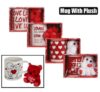Mug occasions love w/plush asstd