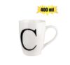 Mug daily tall letter c,400ml