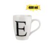 Mug daily tall letter e,400ml
