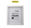 Picture-frame pl shadow box 20x25cm whte
