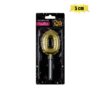 Candle birthday balloon no.0-gld 5cm