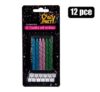 Candle birthday 12pc spiral metallic