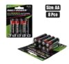 Batteries h/power size:aa / r6p 8pce
