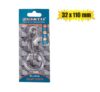 Snap-hook+swivel cp 32x110mm