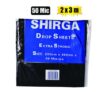 Painting drop-sheet 2x3-metre 50-mic blk