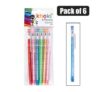 Pencil bullet refillable 6pk