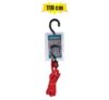 Cord stretch 2-claw ex-strong 110cm red