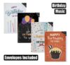 Card & envelope birthday - musical (1)