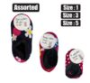 Socks slippers kids size 11.5-4 asstd