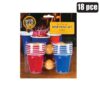 Drinking game mini beer pong 18pc