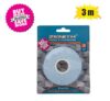 Tape dbl-sided 18x3000mm value pk zenith