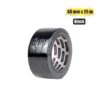 Tape ducting black 48mmx25m zenith
