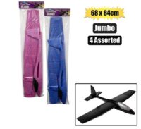 Boys playset glider jumbo plane 68cm