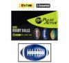 Ball rugby mini asstd 12x7cm