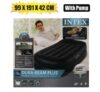 Intex air-bed p/rest w/pump 99x191x42cm