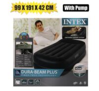Intex air-bed p/rest w/pump 99x191x42cm