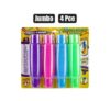 Novelty sensory tube plastic jumbo 4pc