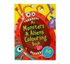 Book colouring monsters & aliens