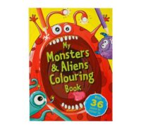 Book colouring monsters & aliens
