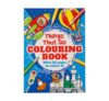 Book colouring things that go